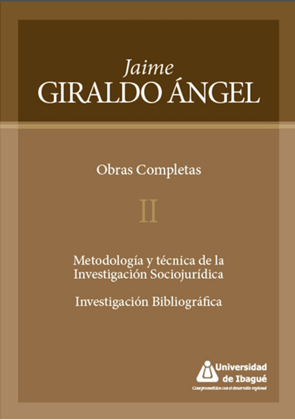 Cover of Metodología y técnica de la investigación sociojurídica. Investigación bibliografica